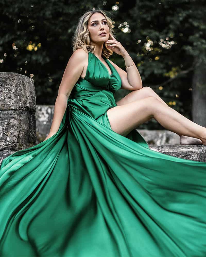 Dress Jungle Green